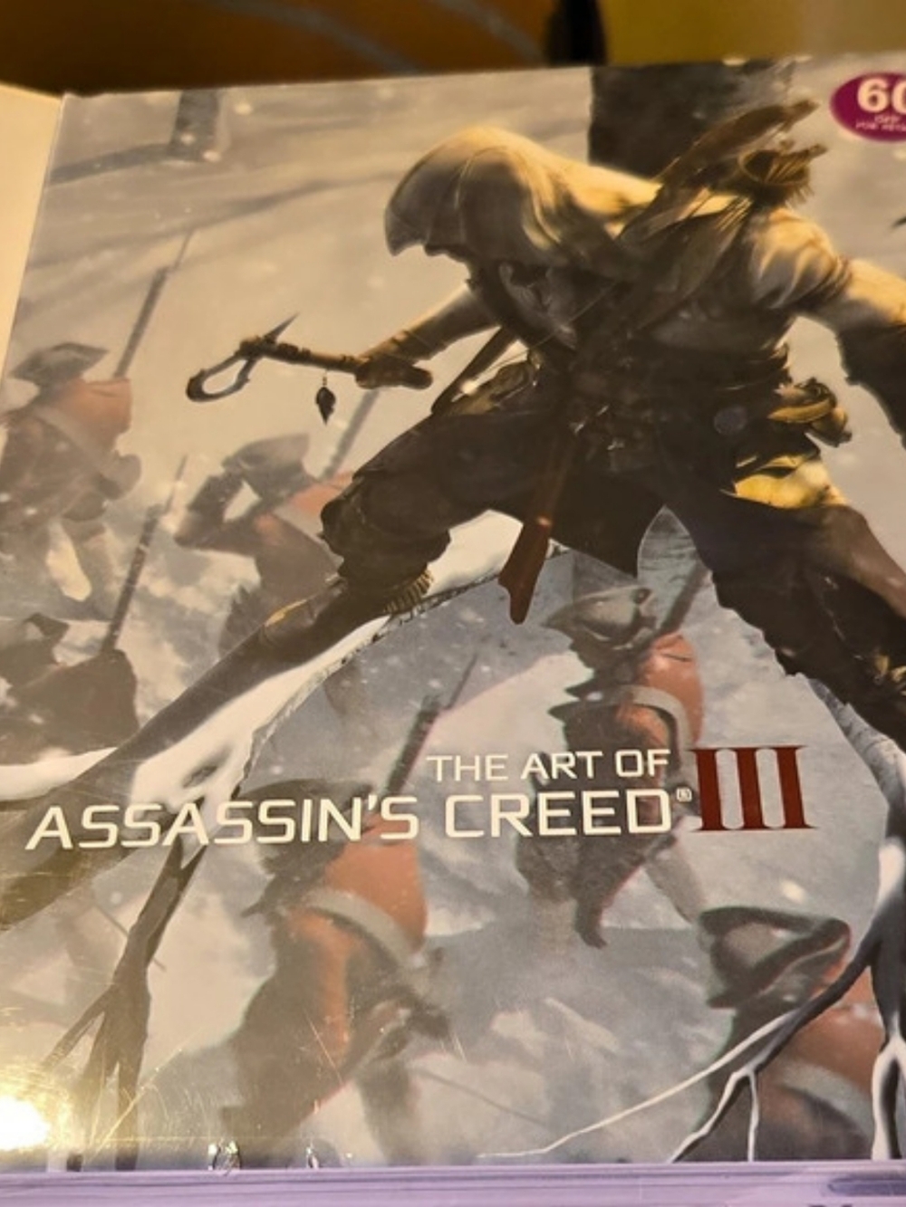 Ubisoft The Art of Assassin's Creed III Art Book Gray NWT